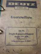 Ersatzteilliste Raupenschlepper (DEUTZ F4L 514)