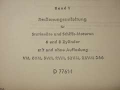 Bedienungsanleitung (DEUTZ VM/BVM/SVM/RVM/SBVM/RBVM 366)