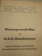 Wartungsvorschriften (MAN GV 22/33A / MAN GV 28,5/42A)