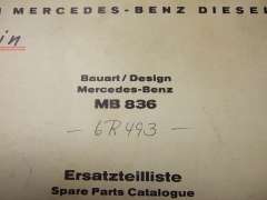 Ersatzteilliste (MAYBACH MERCEDES-BENZ MB 836)