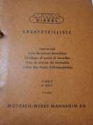 Einzelteilliste (MWM D 208-2/3)